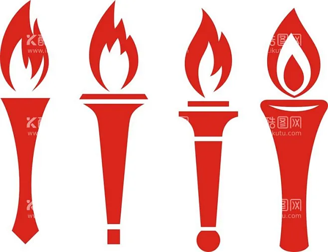 火炬 - 源文件下载【酷图网】火炬图标,火炬,运动会,红色火炬,火炬icon,奥运会,火把,扁平火炬图标,火炬造型,矢量火炬设计-花瓣网