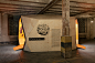 Ausstellungsarchitektur. Begehbarer Ausstellungskörper, Aussen. Holz