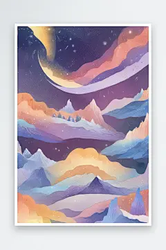 冰冻冰块中的玫瑰花与星光奇观-众图网