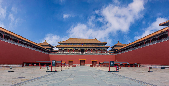 北京故宫午门全景