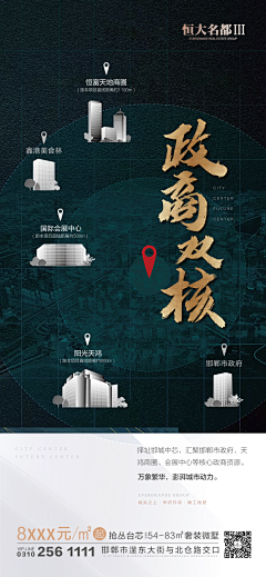 智慧女孩儿要秃头采集到房地产海报
