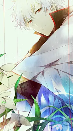 【此间少年】二次元   美少年   银魂   坂田银时   暖色调   梦幻   古风   古装   手机屏保壁纸   动漫   P站   插画   唯美