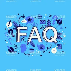 常见问题解答  - 源文件下载【酷图网】常见问题解答,FAQ,问答,快速解答,职场,卡通人物,背景图,网络营销,商务