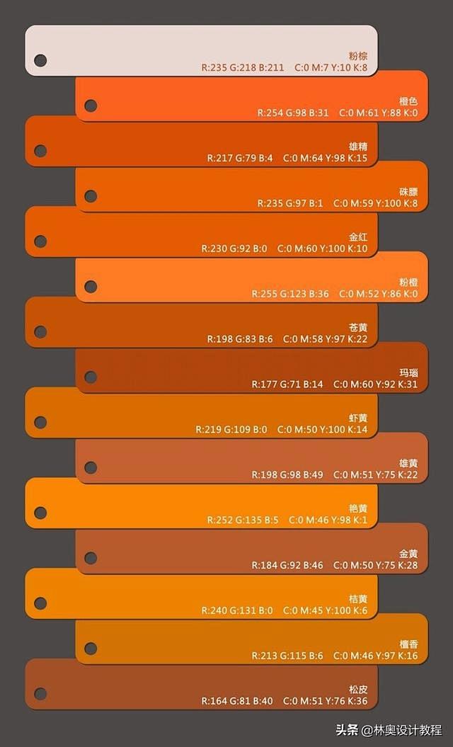 中国传统配色色卡全集