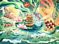 国风插画-古田路9号-品牌创意/版权保护平台