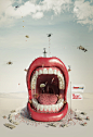 Colgate Total : Colgate Total Press/OOH Campaign. Featured in the cover of Luerzer's Archive Magazine 2014 Cannes Edition.