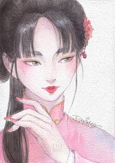 comhedr采集到民族魂采集gracg.com《玉簪记》昆曲插画,书籍