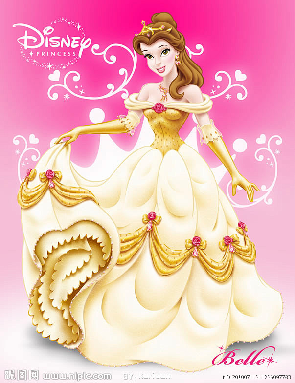 公主 贝儿公主 迪士尼公主 美丽公主 美女与野兽 化妆 belle 迪士尼