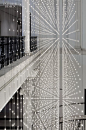 Cooper Joseph Studio, Rush Design, and Studio 1Thousand encourage visitors to take the stairs at the Museum of the City of New York via Starlight, 11,000 glittering LEDs mounted on double-sided circuit boards. Photography by Eduard Hueber/Archphoto.