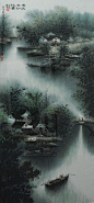 梁立志水墨画·江南水乡