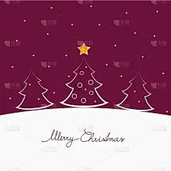 圣诞树贺卡