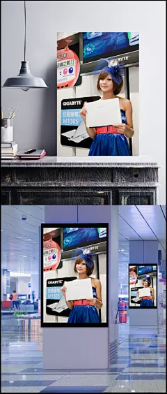 游戏美女模特现场促销