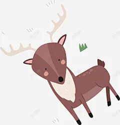 卡通鹿矢量图高清素材 免费下载 页面网页 平面电商 创意素材 png素材