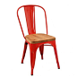 特价新品创意个性时尚简约经典高背工业铁椅子tolix chair红色 cosmo 原创 设计 新款 2013