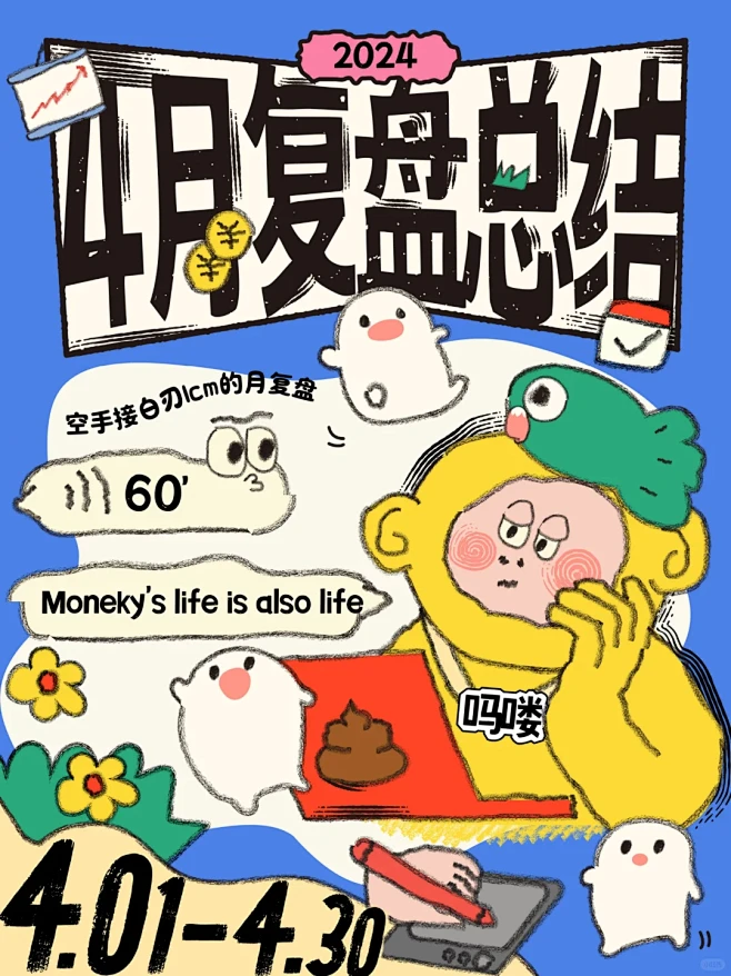 打工人的4⃣月生活＼成长复盘总结这样做 ...