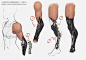 Prosthetic Concepts - Geoff Herndon arm robot machinery sci-fi mechanical leg: 