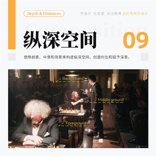 #设计小课堂# 电影级的11种构图方法，...