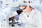 Female health care researchers working in scientific laboratory.