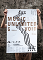 Concert identity for Music Unlimited VI - Void on Behance