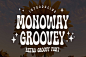 "Monoway Groovey", a Font by Arterfak Project