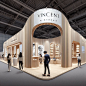ai Exhibition  Stand Exhibition Design  booth exhibition stand 3D architecture interior design  Event