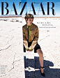 #杂志大片# Harper's Bazaar August 2016: Peyton Knight by Camilla Akrans. 镜子游戏.