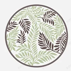 手绘叶子高清素材 叶子 圆形 底纹 手绘 植物 免抠png 设计图片 免费下载