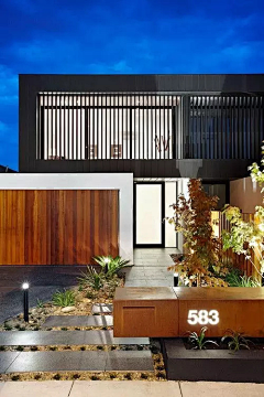 蓝、歆熙采集到A-花园-小户型入户/院门门头