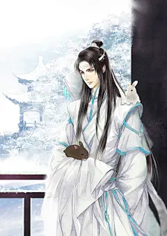 忘羡_-瓔珞-_魔道祖师圈插画_网易GACHA二次元社区 #魔道祖师# #同人# #壁纸# #插画#