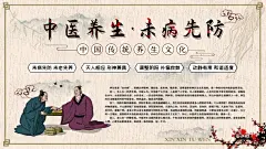 中医养生海报展板