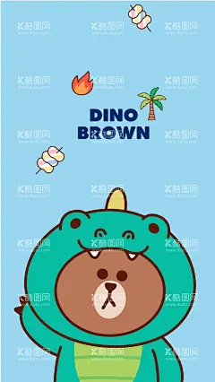 小熊鳄鱼  - 源文件下载【酷图网】可爱,卡通,壁纸,图案,印花,手机壳印花,手机壁纸,贴纸,手账,儿童,玩具,小熊
