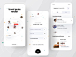 Easy Travel App UI creative dribbble best shot application clean app design dribbble 2021 uidesign ofspace app designers app designer location app travel travel agency travelling travel app traveling travel guide minimalist minimal app app design