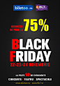 Black friday - posters + flyers : clients biletoo.ro & blt.ro