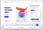 Flight Ticket Booking by UI Zones: website design on Dribbble
