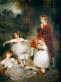 Thomas Lawrence (1769-1830)-Children of John Angerstein