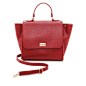 One By Michaella Barri Collection Classic Satchel Bag - Berry