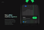 app bitcoin blockchain crypto dark finance light modern trading ux/ui
