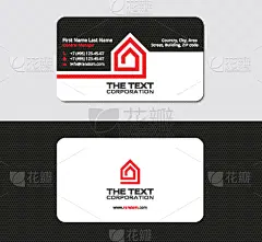 红色,房屋,名片,模板,公寓,商务,矢量,Rent,图像,追击