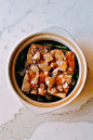 Braised Pork Belly Dong Po Rou, by thewoksoflife.com