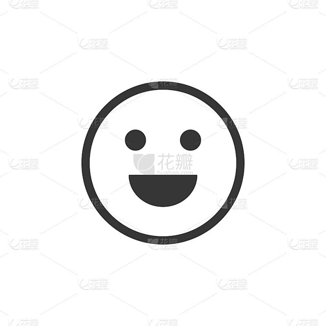 表情符号图标矢量插图素材-花瓣网