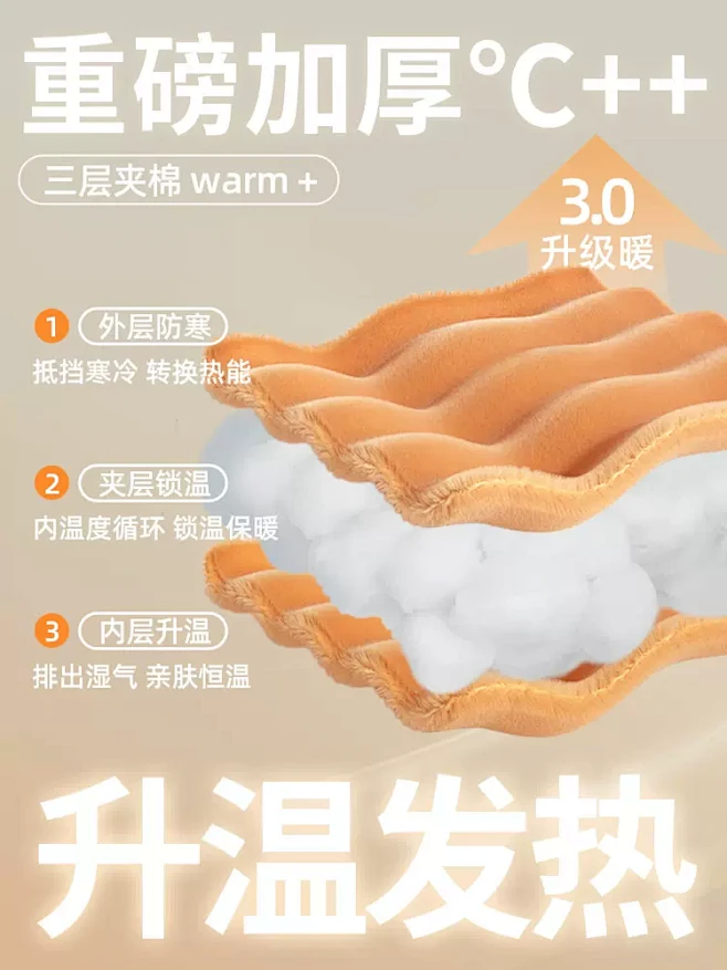 珊瑚绒睡衣男冬季三层加厚夹棉男士简约休闲...