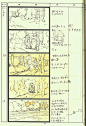 宫崎骏分镜手稿、宫崎骏、分镜手稿