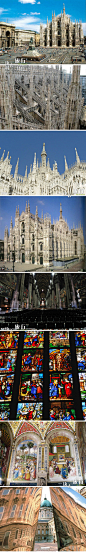 意大利米兰多莫大教堂。