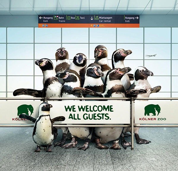 Zoo Cologne科隆动物园创意广告...