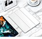 【官方同款】iPad Pro11寸保护套2018新款苹果平板电脑全面屏11英寸磁吸双面夹防摔壳超薄新版ipad全包带笔槽-tmall.com天猫