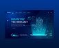 Technology, Web header Design : Technology web design, ui/ux, vector graphic