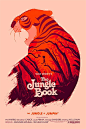 【#多重曝光海报#】The Jungle Book by Olly Moss#