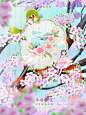 春扇~桃花