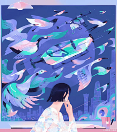 扁平风插画天花板！！宋晨老师yyds - 小红书