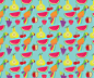 Tropical Music : Illustration & Pattern Design